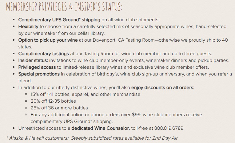 wine membership bonny doon vineyard